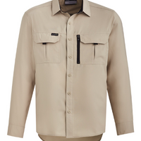 Syzmik Men's Light Weight Vented Ripstop L/S Shirt ZW460