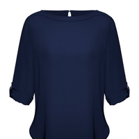 Biz Collection Women's Madison Boatneck L/S Shirt S828LL