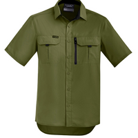 Syzmik Men's Light Weight Vented Ripstop S/S Shirt ZW465