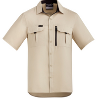 Syzmik Men's Light Weight Vented Ripstop S/S Shirt ZW465