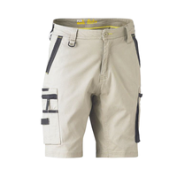 Bisley Men's Flx & Move Stretch Utility Zip Cargo Shorts BSHC1330