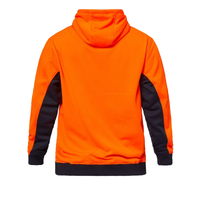 Back of NCC Summit Hi Vis Hoodie Orange/Navy WT8010