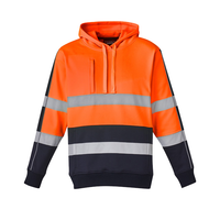 Syzmik Unisex Hi Vis Stretch Taped Hoodie ZT483