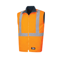 Tru Wet Weather Reversible taped Vest orange TV1915T5