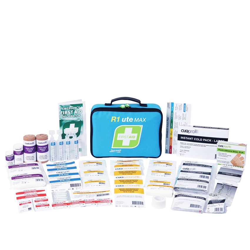 Fast Aid R2 Workplace Response First Aid Kit, Tackle Box