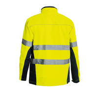 Bisley Men's Hi Vis Taped Soft Shell Jacket BJ6059T