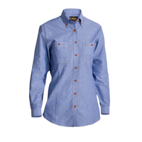 Bisley Women's L/S Chambray Shirt B76407L