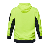 Back of NCC Summit Hi Vis Hoodie Yellow/Navy WT8010