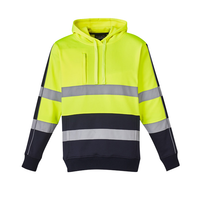 Syzmik Unisex Hi Vis Stretch Taped Hoodie ZT483