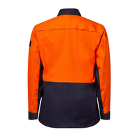 NCC Men's Hi Vis Ripstop Light Weight Vented Shirt WS6066