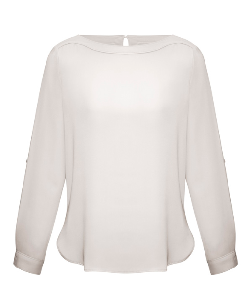 Biz Collection Women's Madison Boatneck L/S Shirt S828LL