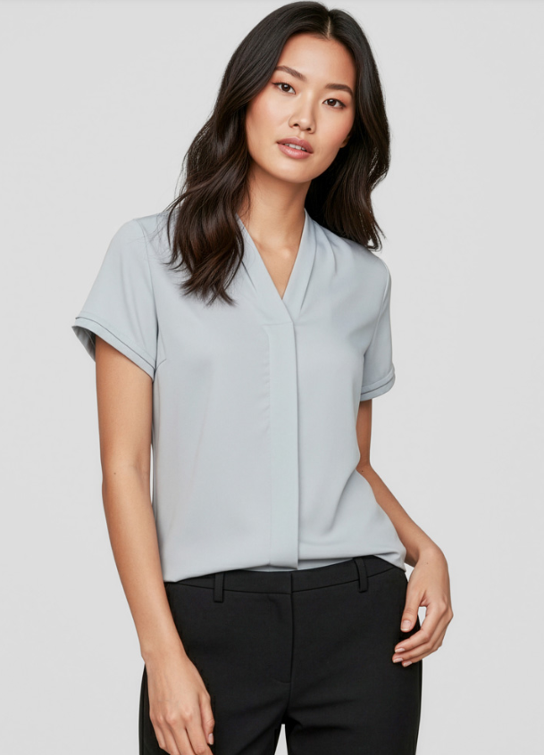 Biz Collection Women's Madison S/S Shirt S628LS