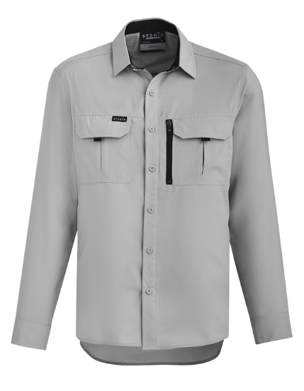 Syzmik Men's Light Weight Vented Ripstop L/S Shirt ZW460