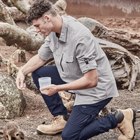 Syzmik Men's Light Weight Vented Ripstop L/S Shirt ZW460