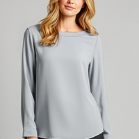 Biz Collection Women's Madison Boatneck L/S Shirt S828LL