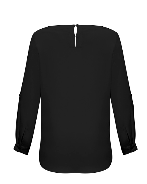 Biz Collection Women's Madison Boatneck L/S Shirt S828LL