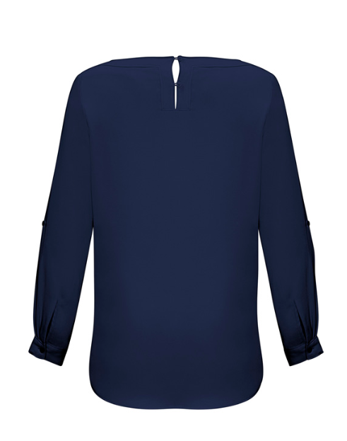 Biz Collection Women's Madison Boatneck L/S Shirt S828LL