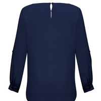 Biz Collection Women's Madison Boatneck L/S Shirt S828LL