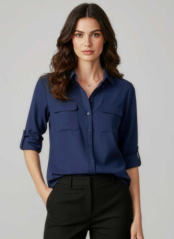 Biz Collection Women's Madison L/S Shirt S626LL