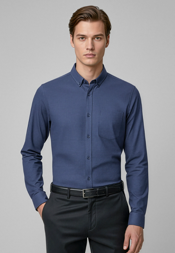 Biz Collection Men's Soul  L/S Shirt S421ML