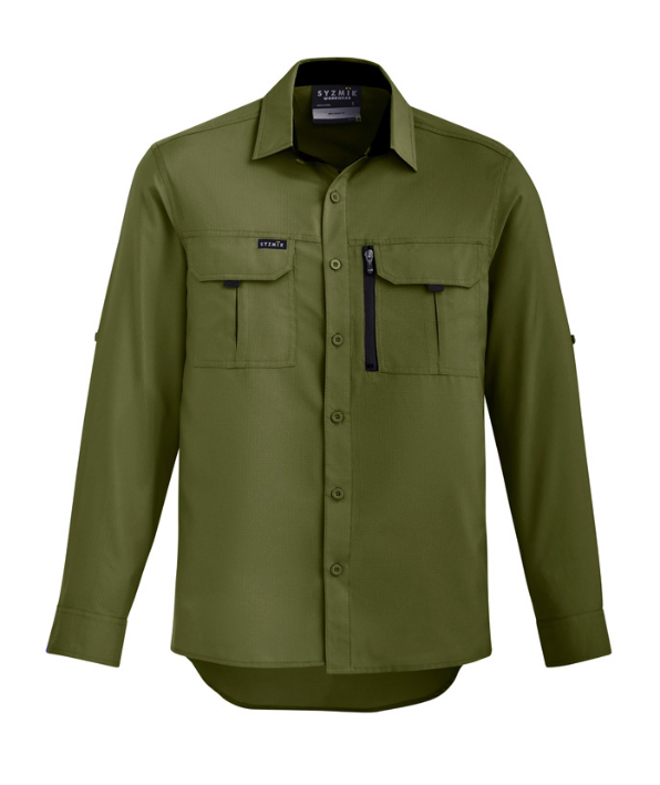Syzmik Men's Light Weight Vented Ripstop L/S Shirt ZW460