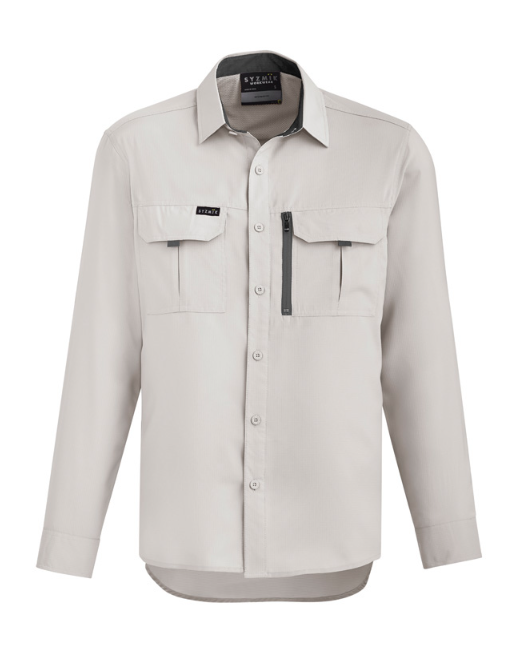 Syzmik Men's Light Weight Vented Ripstop L/S Shirt ZW460