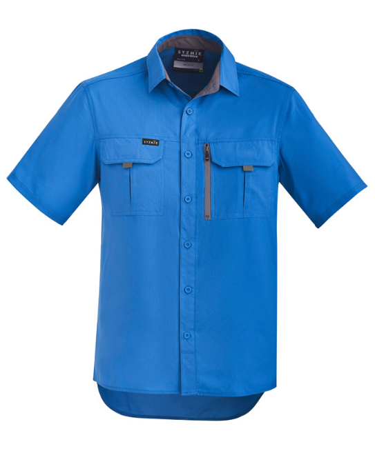 Syzmik Men's Light Weight Vented Ripstop S/S Shirt ZW465