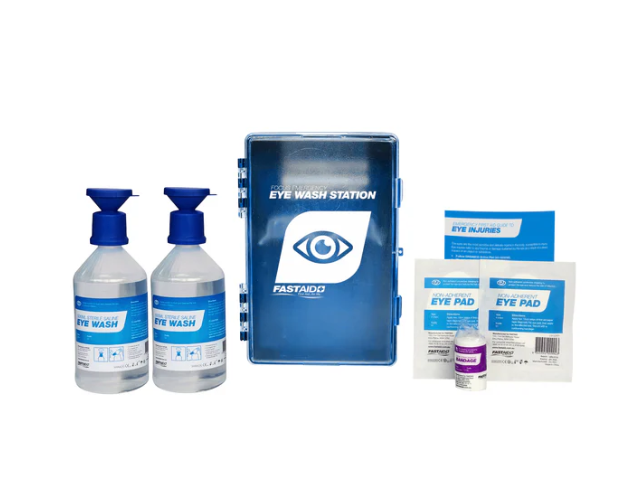 Fast Aid Premier Wall Mount Eye Care Station FADE20
