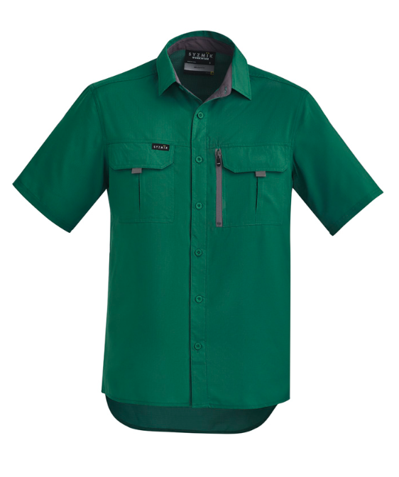 Syzmik Men's Light Weight Vented Ripstop S/S Shirt ZW465