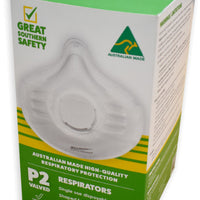 Great Southern Safety Disposable P2 Valved Masks 12PK GSSP2V