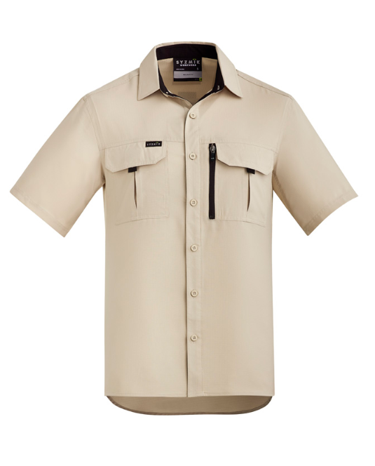 Syzmik Men's Light Weight Vented Ripstop S/S Shirt ZW465