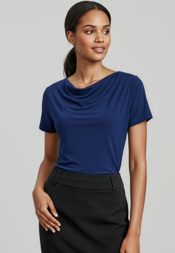 Biz Collection Women's Ava S/S Shirt K625LS