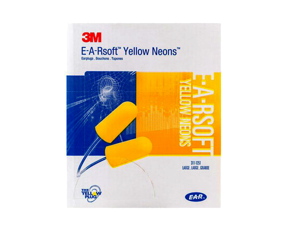 3M E-A-R Soft Large Corded Earplugs 23db CL4 200PK 311-1251