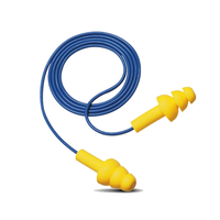 3M Ultra Fit Corded Earplugs 18db CL3 100PK 340-4004