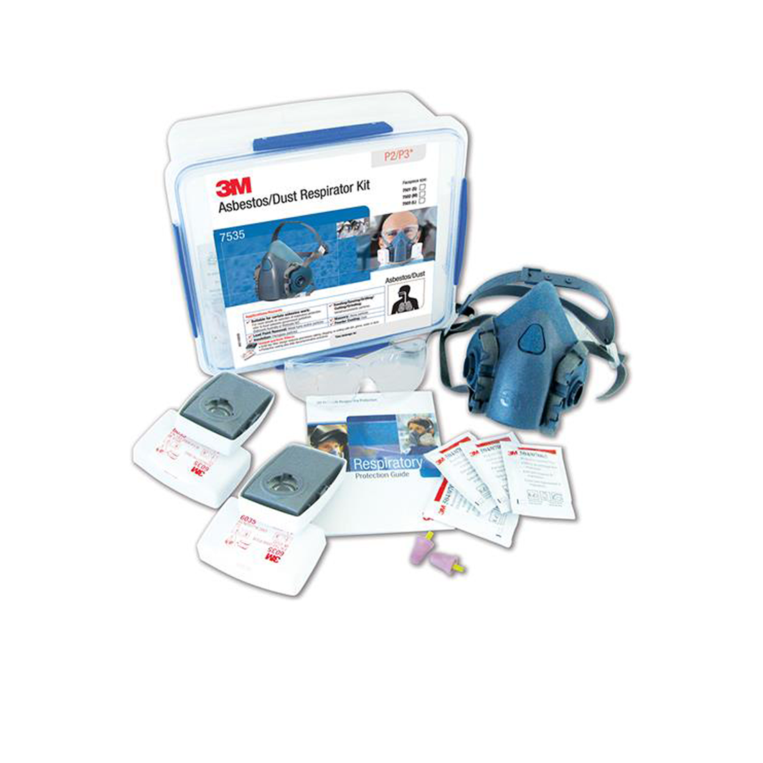 3M Asbestos/Dust Respirator P2/P3 Kit 7535