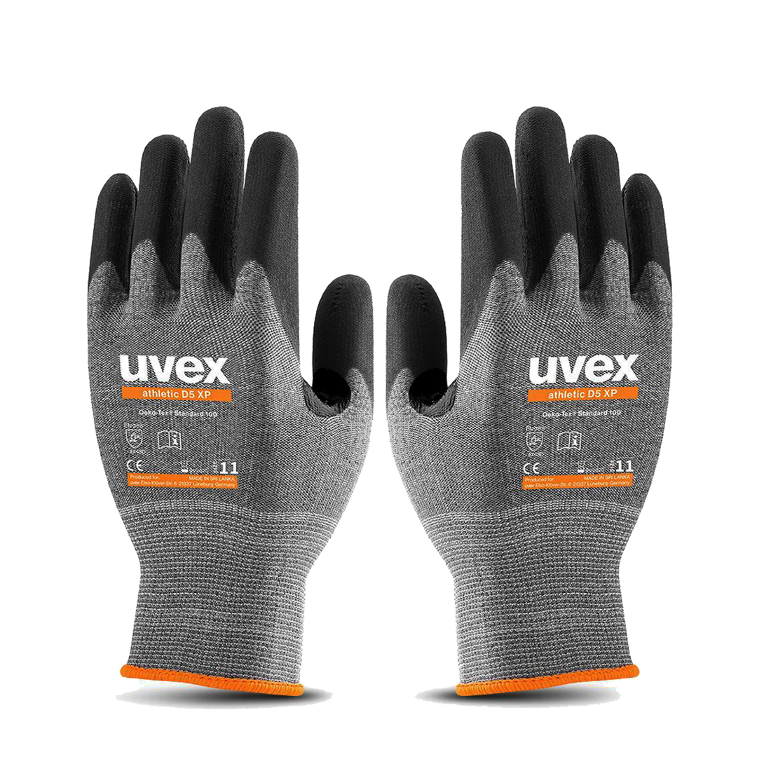 UVEX 耐切創手袋 アスレティック D5 XP XS 6003066 耐切創手袋 安全