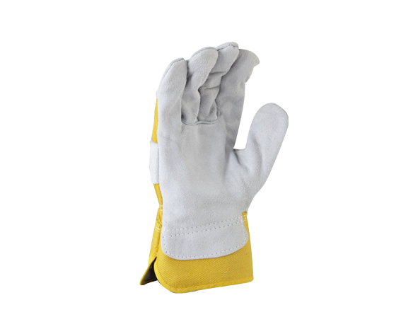 Maxisafe Yellow Back Leather Gloves 12PK GLE147