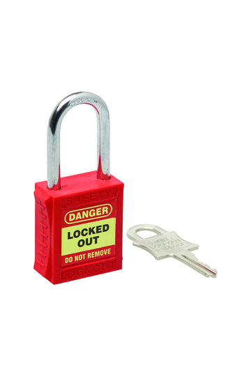Premium Red Safety Lock 42mm Shackle UL418