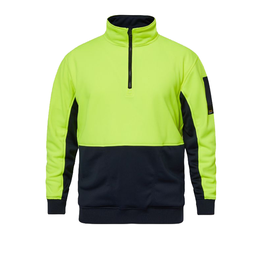NCC Crest Hi Vis 1/2 Zip Pullover Jumper WT8012