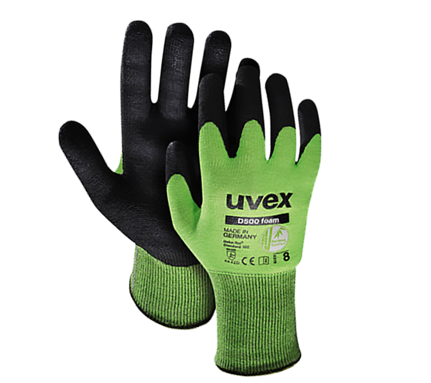 Uvex D500 Foam Cut Resistant Gloves 10PK 60604