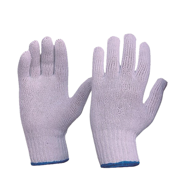 Pro Choice Men's Knitted Poly/Cotton W/PVC Dots Gloves 12PK 342KPDB