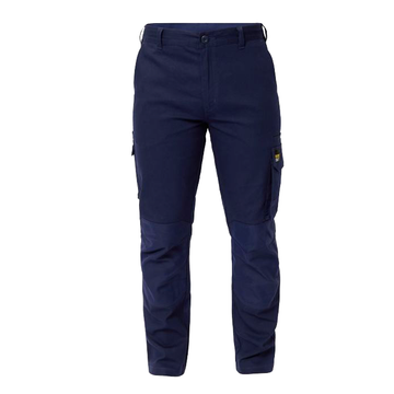 Front of NCC Heavy Weight Stretch Cargo Pants in navy WP4020